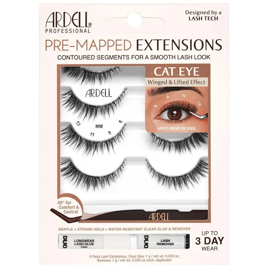 Ardell Pre-Mapped Extensions, Cat Eye 1