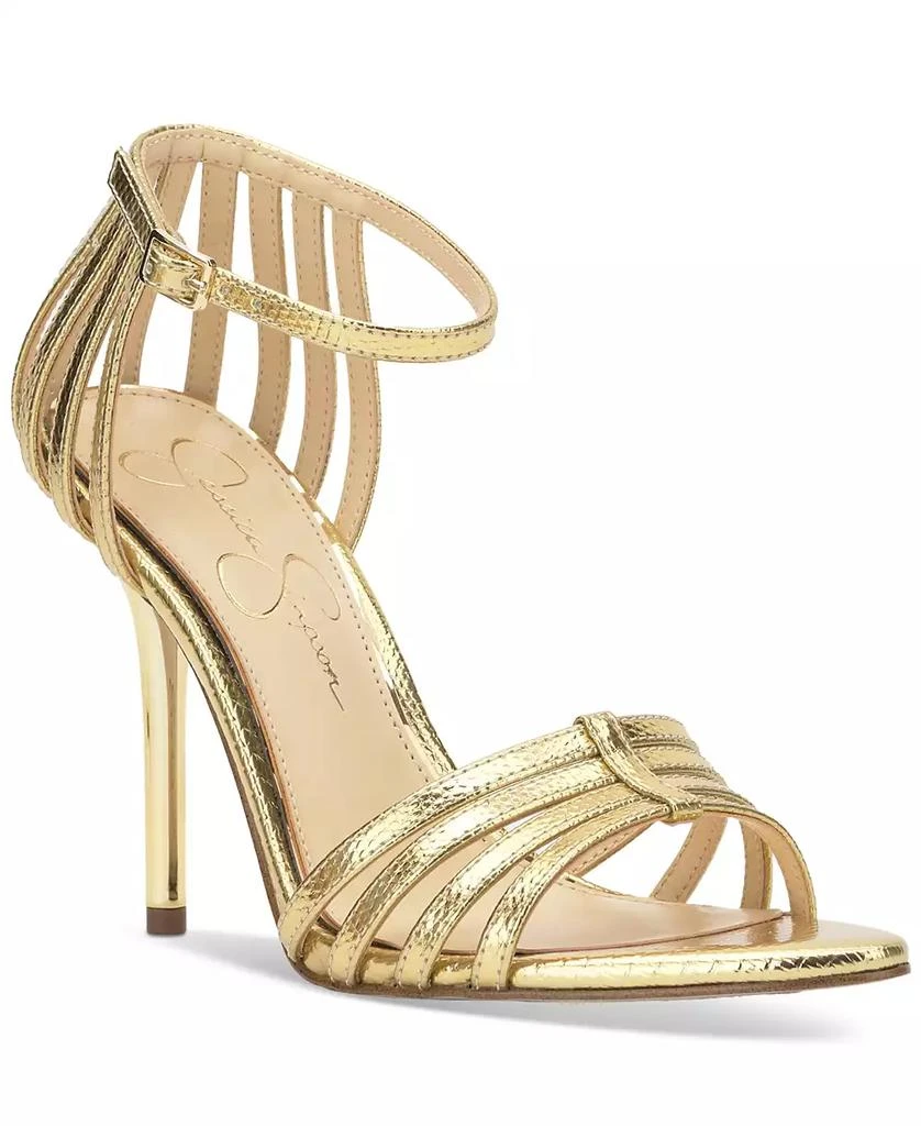 Jessica Simpson Women's Nuvire Strappy Stiletto Dress Sandals 1