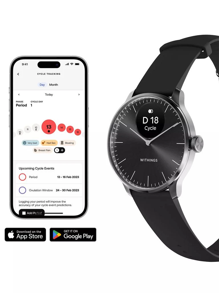 Withings ScanWatch Light -  Daily Health Luxury Smartwatch - 37MM 5