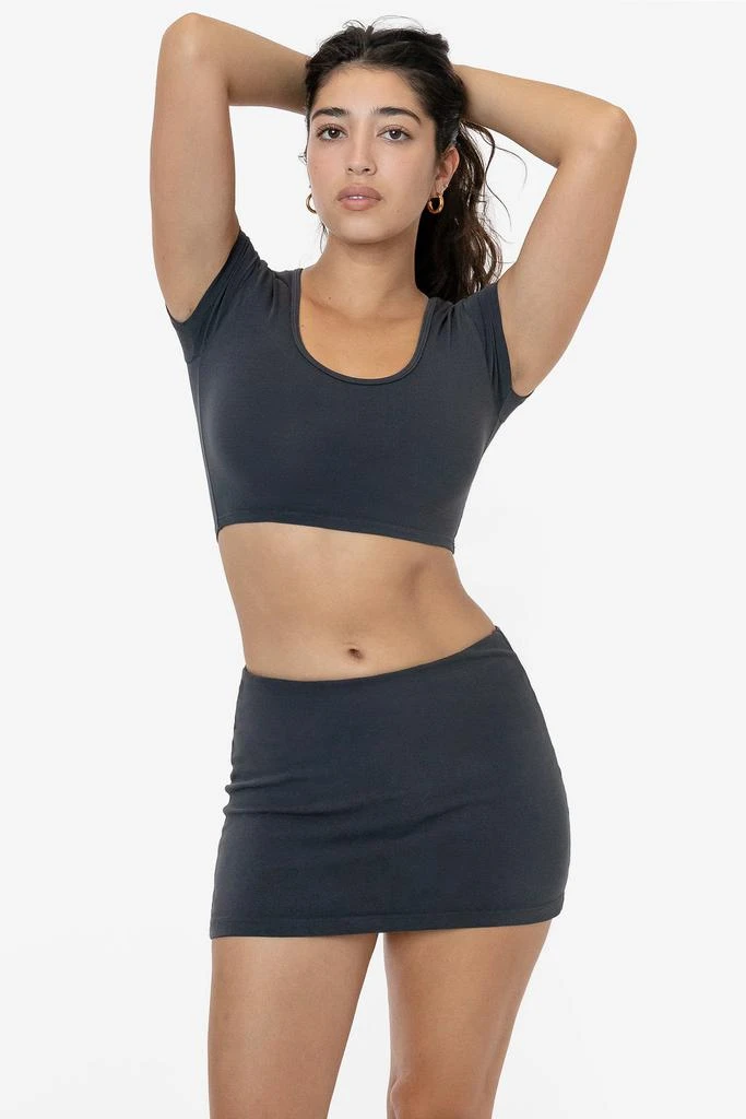Los Angeles Apparel 8384GD - Garment Dye Mini Tube Skort 3