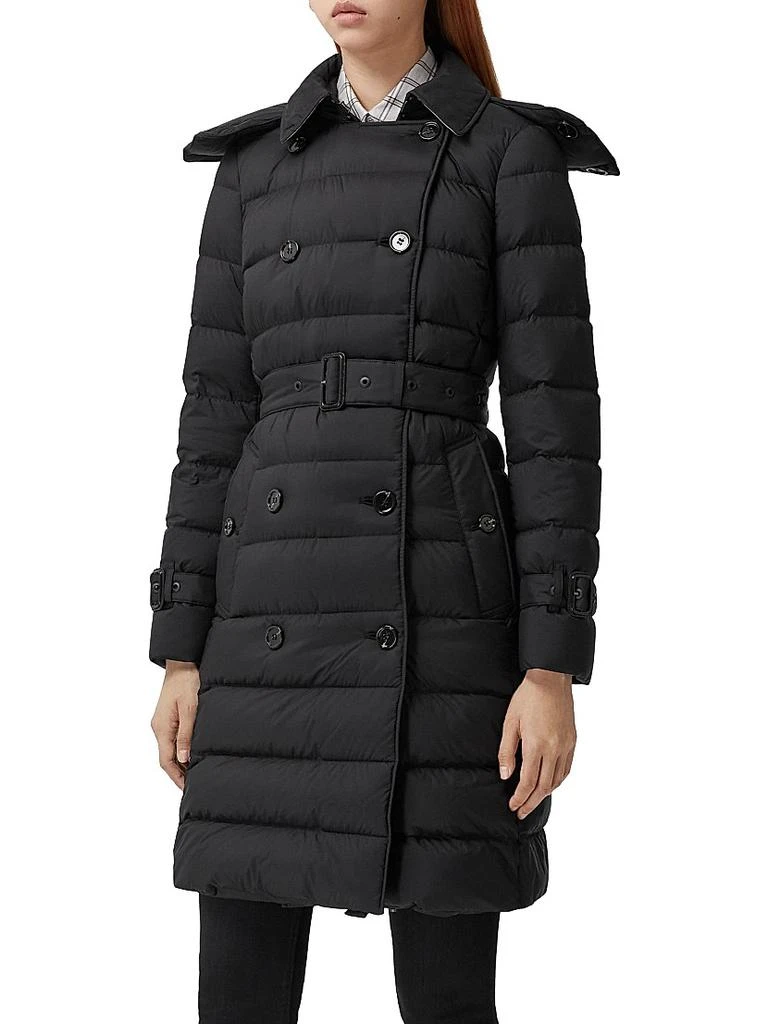 Burberry Ashwick Long Logo Puffer Coat 4