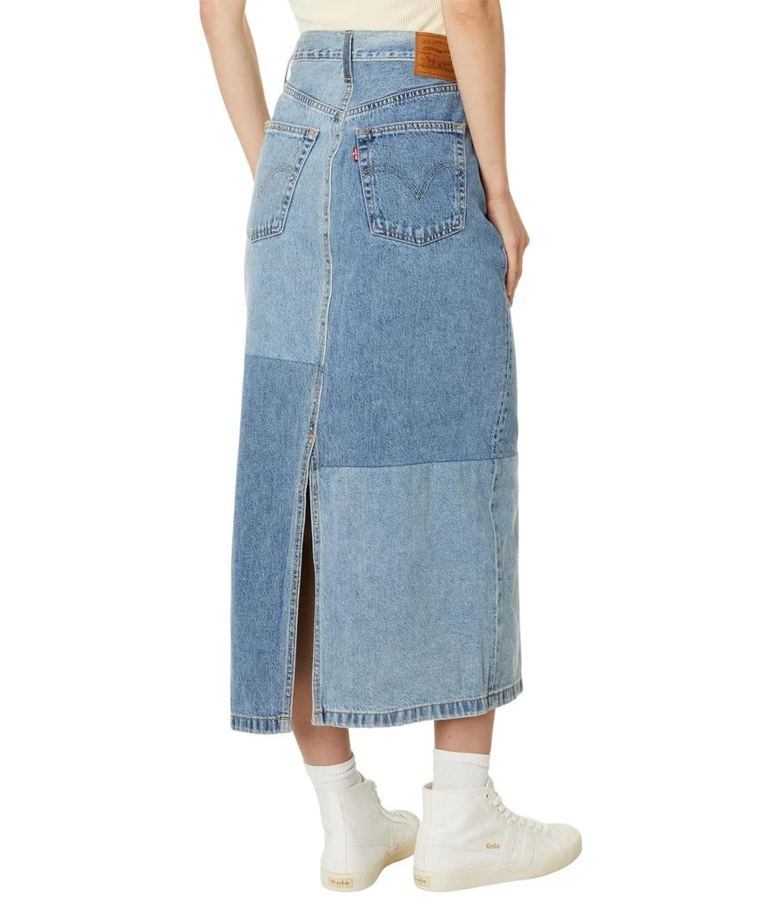 Levi's Button Midi Skirt Patch 2