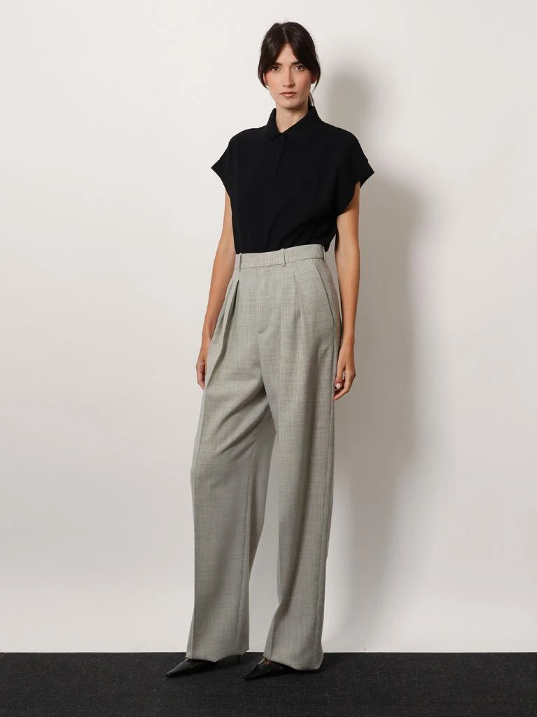 Yves Saint Laurent Cotton blend polo shirt with logo 2