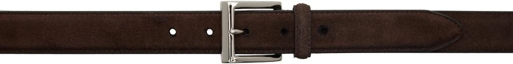 BEAMS PLUS Brown Suede Belt 1