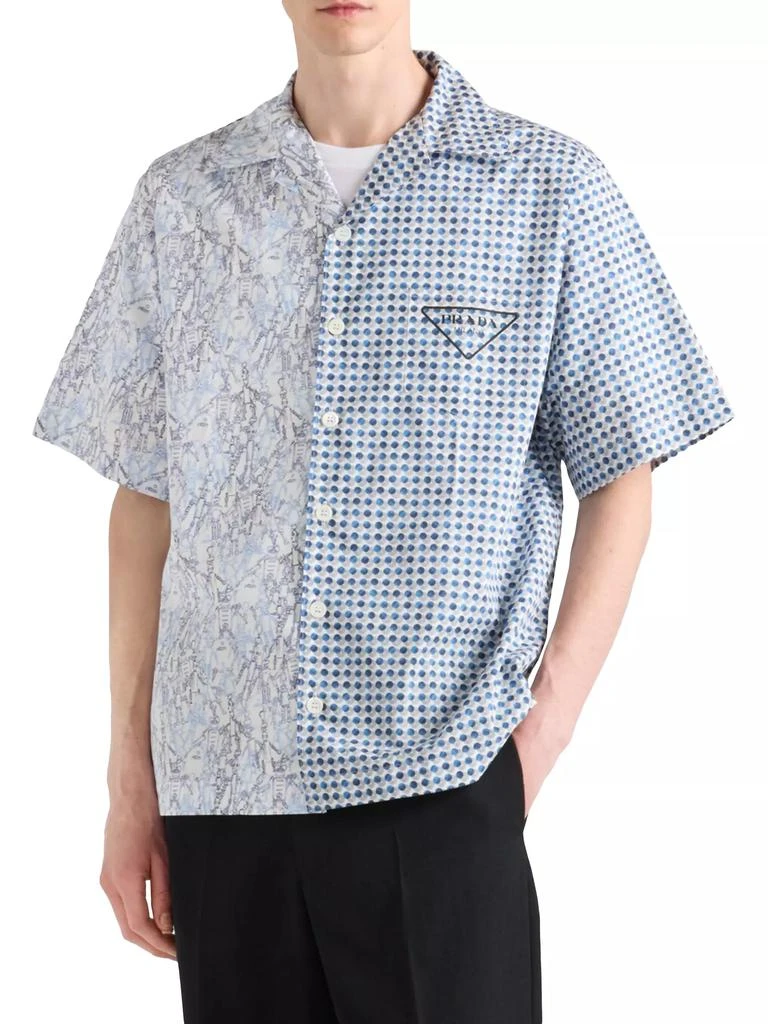 Prada Double Match Cotton Shirt 2