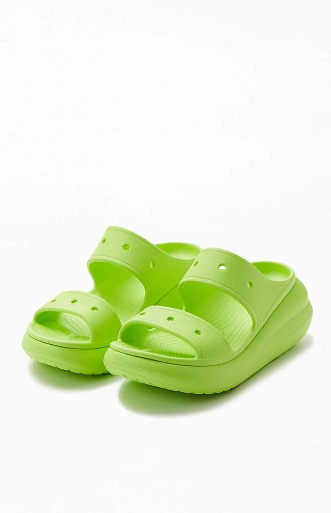 Crocs Women's Green Classic Crush Sandals 2