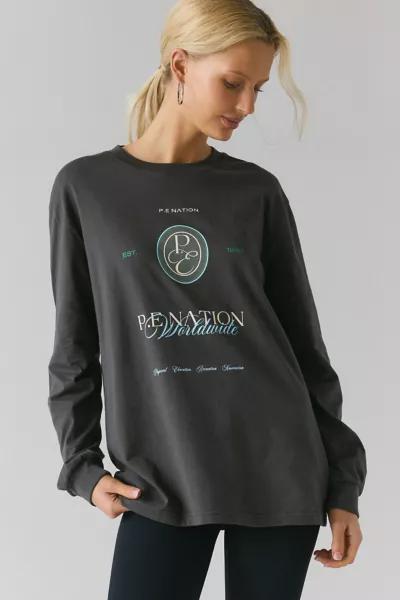 P.E Nation P.E Nation Dalston Heritage Graphic Long Sleeve Tee