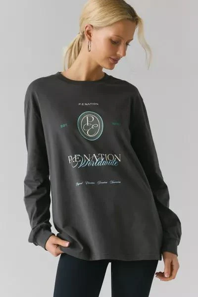 P.E Nation P.E Nation Dalston Heritage Graphic Long Sleeve Tee 1