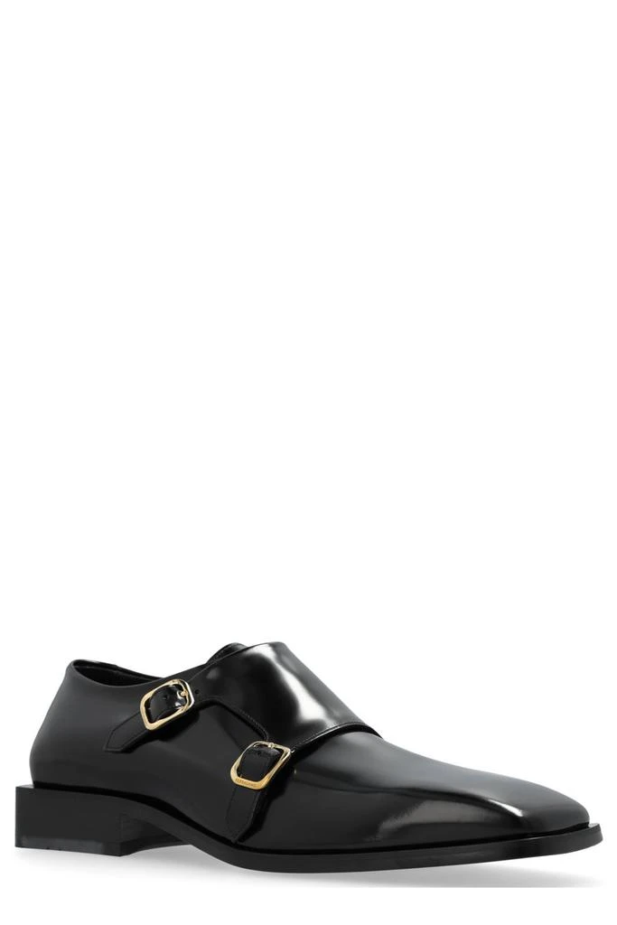 Salvatore Ferragamo Ferragamo Square-Toe Double Buckled Loafers 2