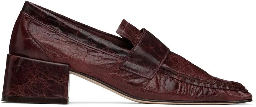 MIISTA Burgundy Serena Loafers 1