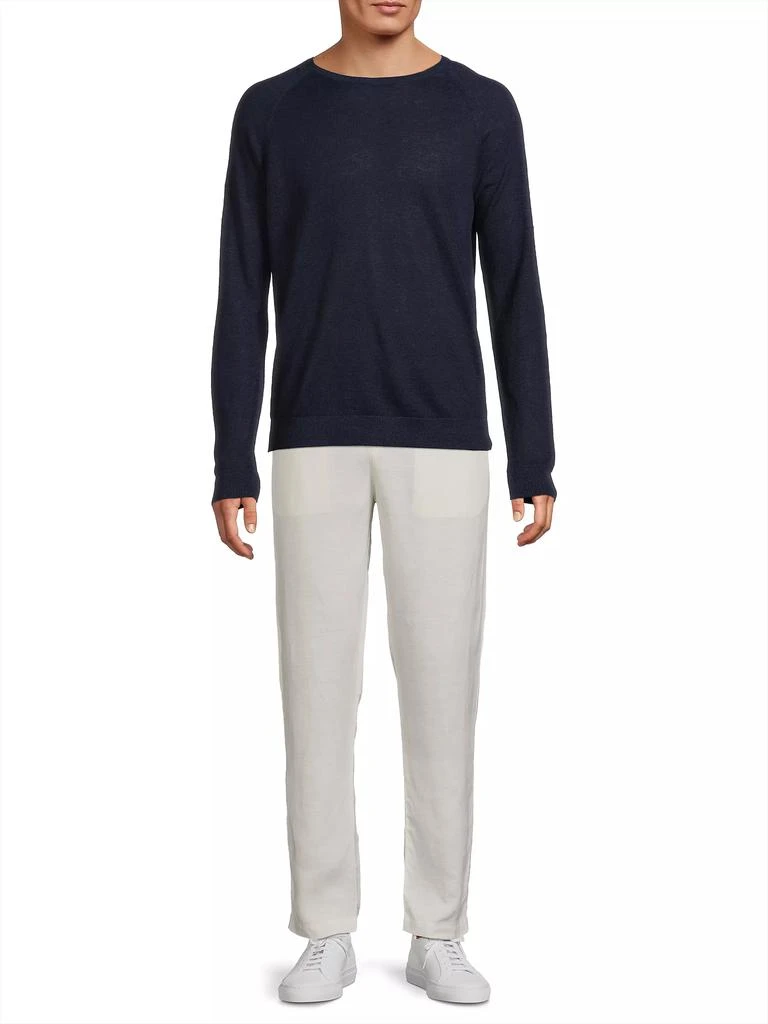 Onia Linen Raglan-Sleeve Sweater 2