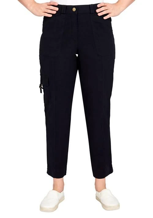 Ruby Rd Rd Petite Meet Me In Tahiti Rip Stop Ankle Pants 1