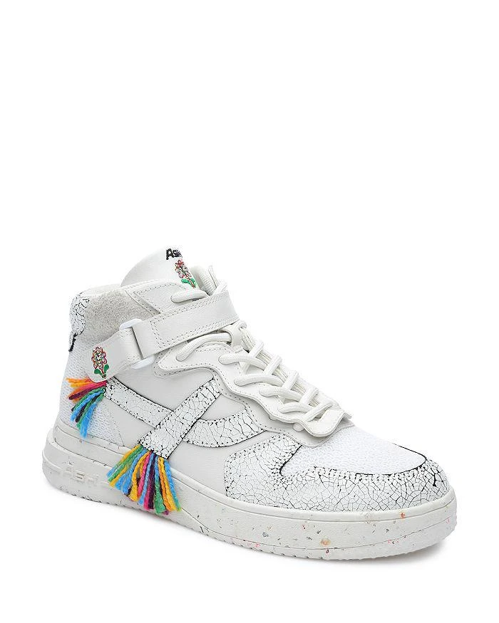 Ash Women's Parker Rainbow Lace Up Embellished Sneakers 1