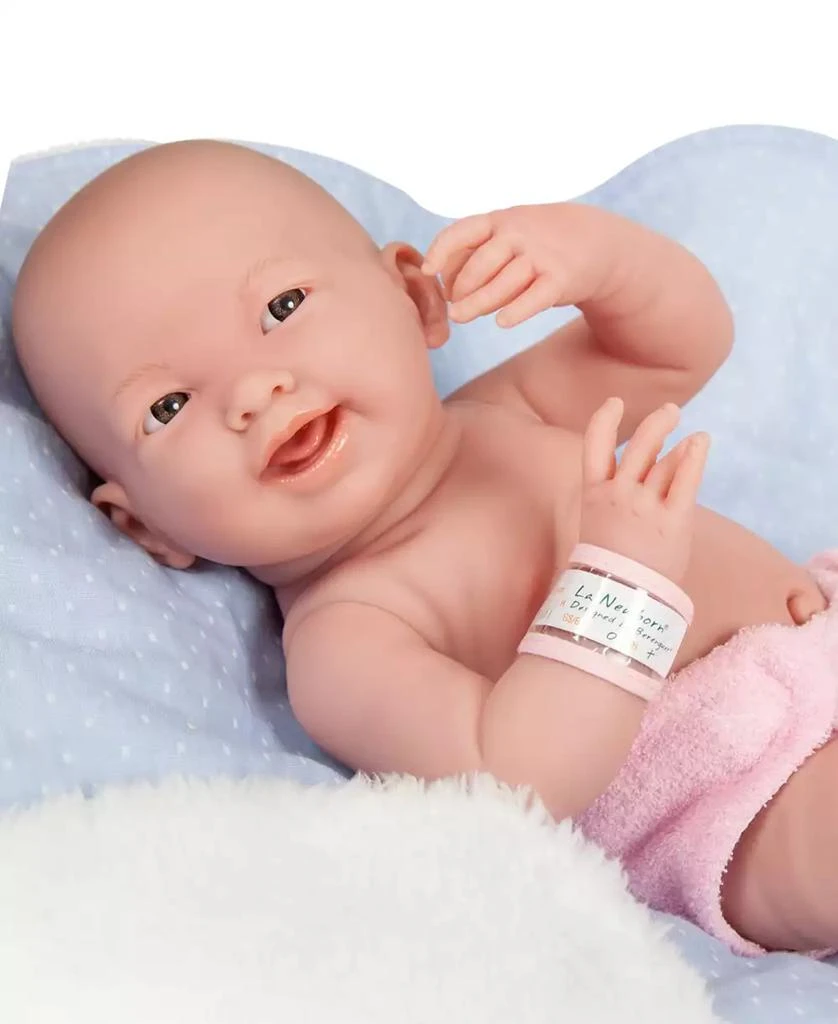 JC TOYS La Newborn 15" Real Girl Baby Doll with Pet Cat Set, 10 Pieces 2