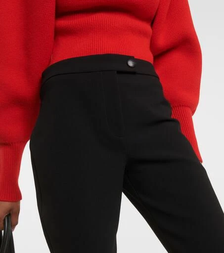 Salvatore Ferragamo Wool-blend gabradine slim pants 4