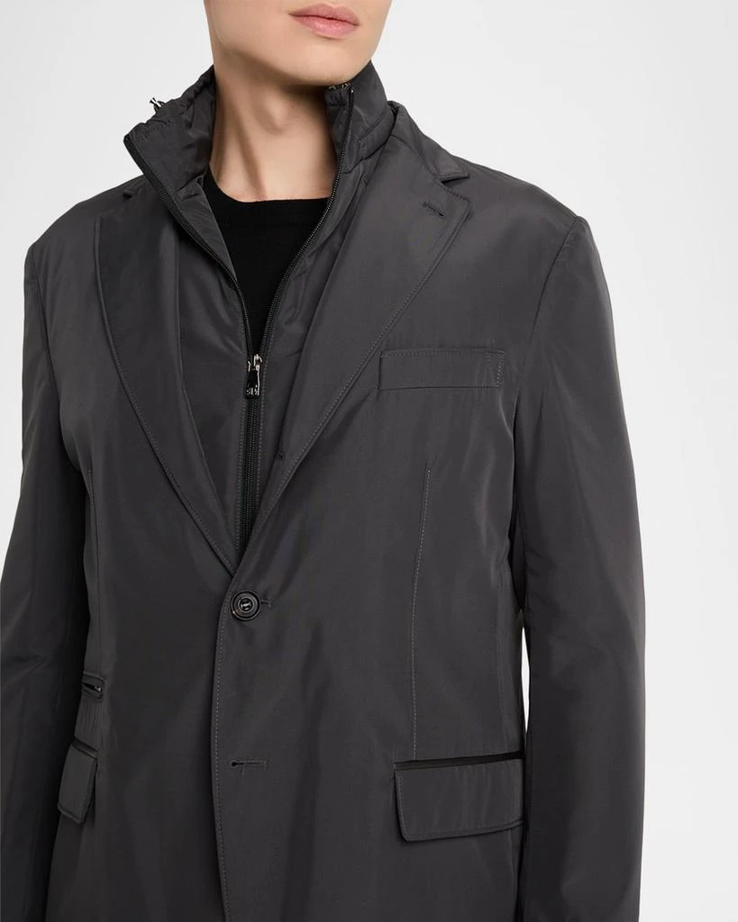 Corneliani Men
s Technical Fabric Single-Breasted Blazer 5