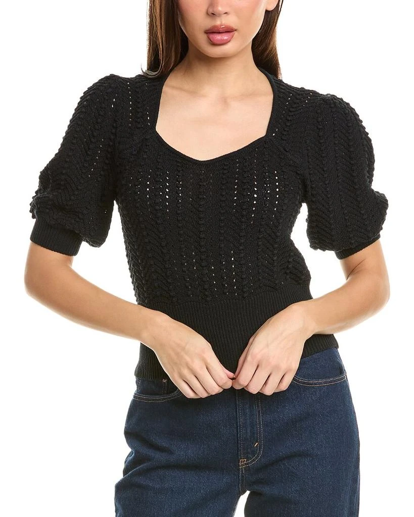 7 For All Mankind Portrait Neck Sweater 1