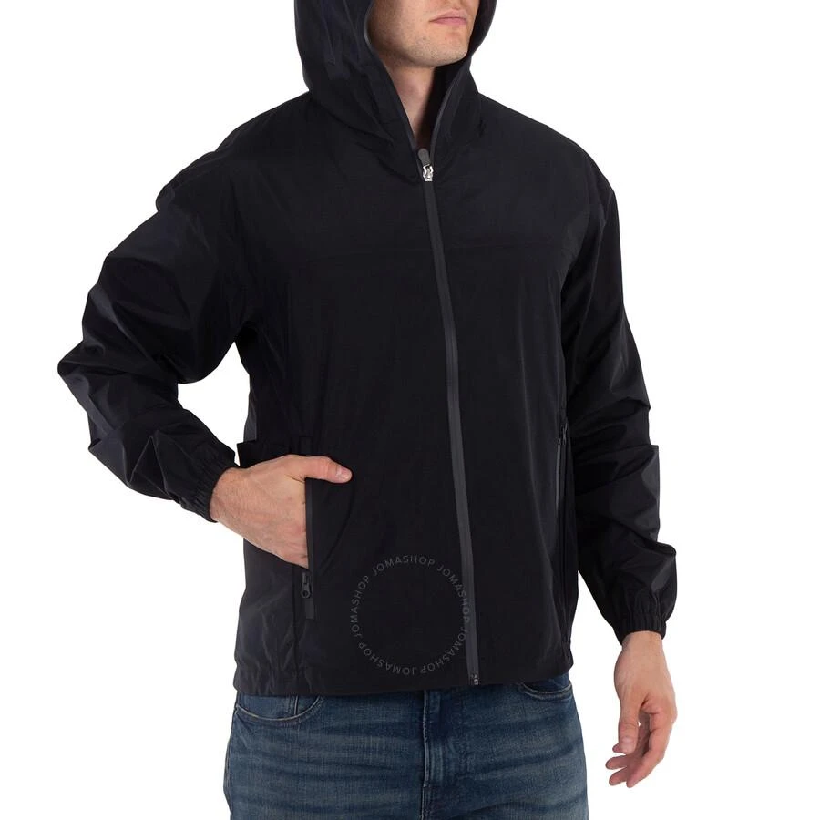 Save The Duck Save The Duck Black Orik Hooded Windbreaker Jacket, Size X-Large 1