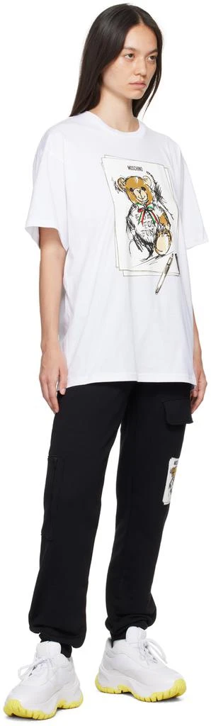 Moschino White Teddy Bear T-Shirt 4