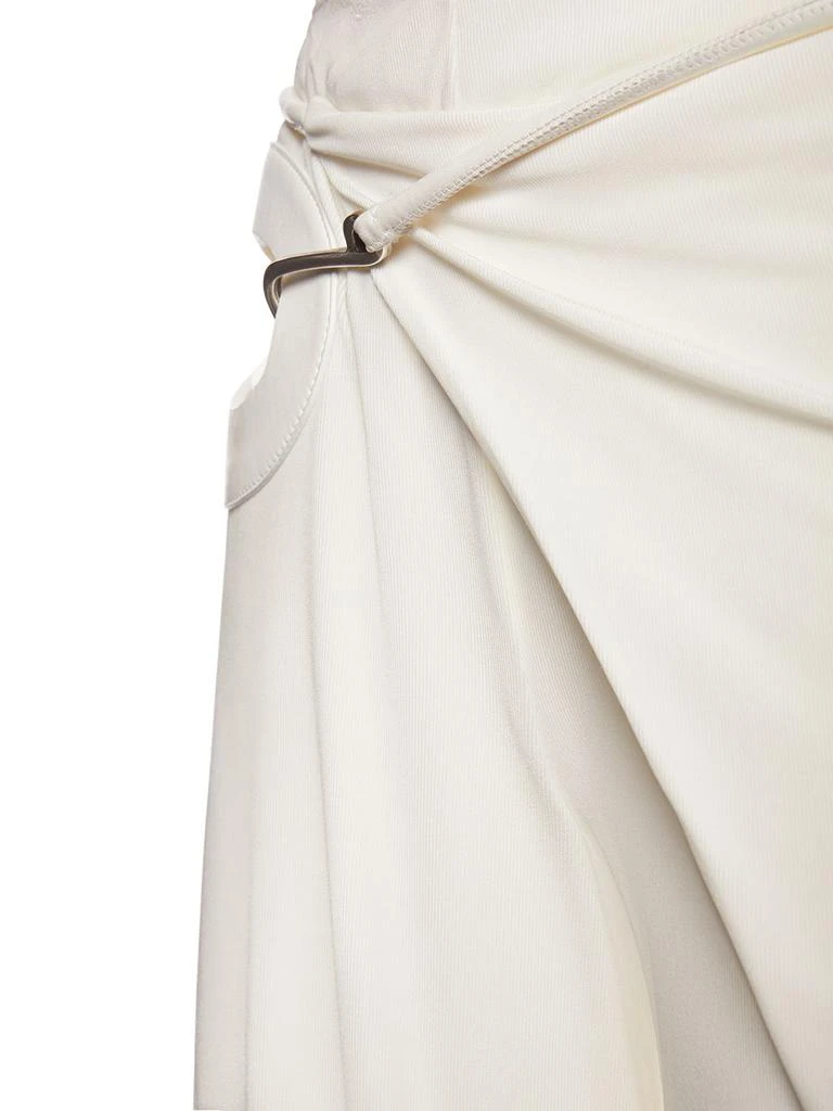 TOM FORD Jersey Mid Rise Wrap Wide Pants 3