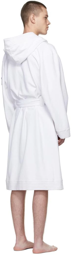 We11done White Jersey Gown Robe 3