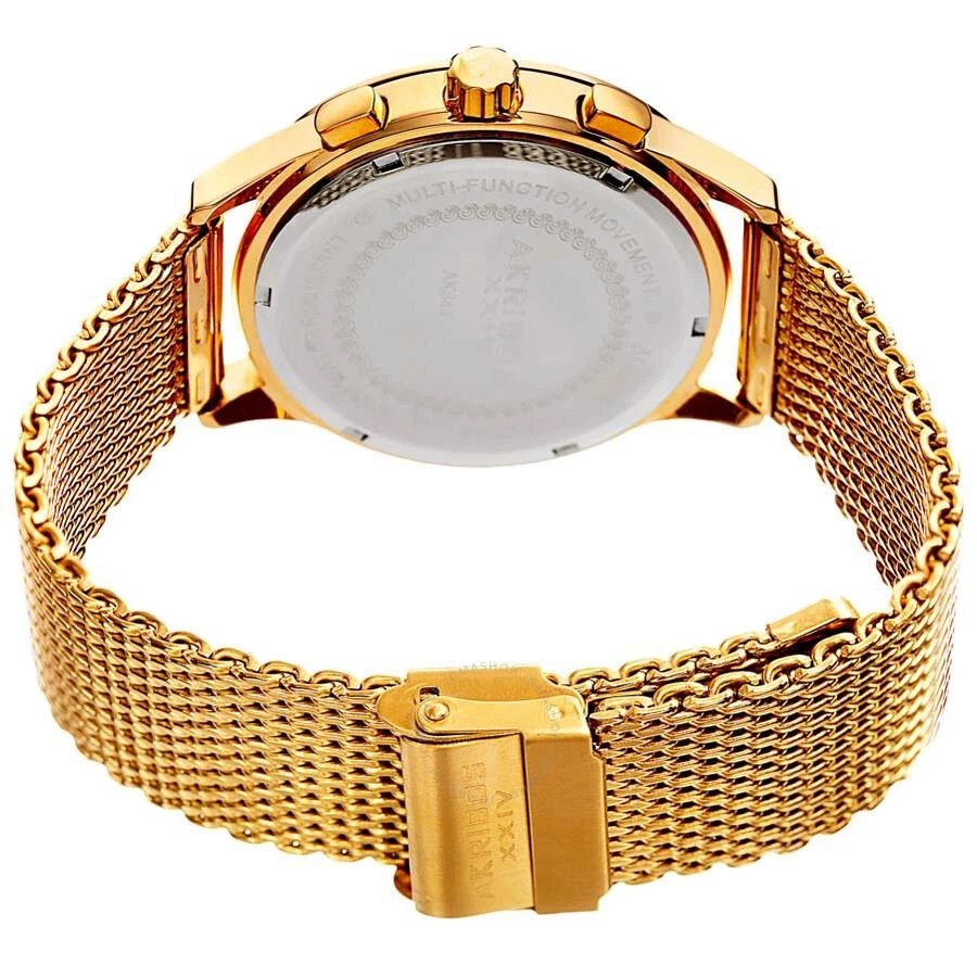 Akribos XXIV Open Box - Akribos XXIV Black Dial Gold-tone Men's Watch AK844YGB 3