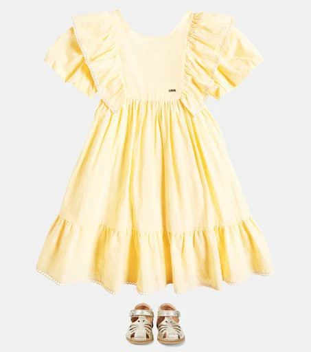 Patachou Ruffled cotton-blend dress 2