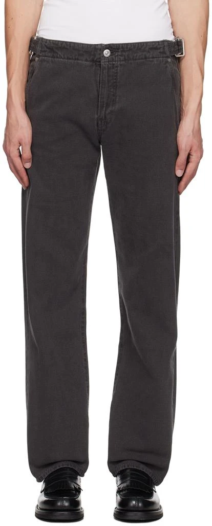 Our Legacy Black Trucker Trousers 1
