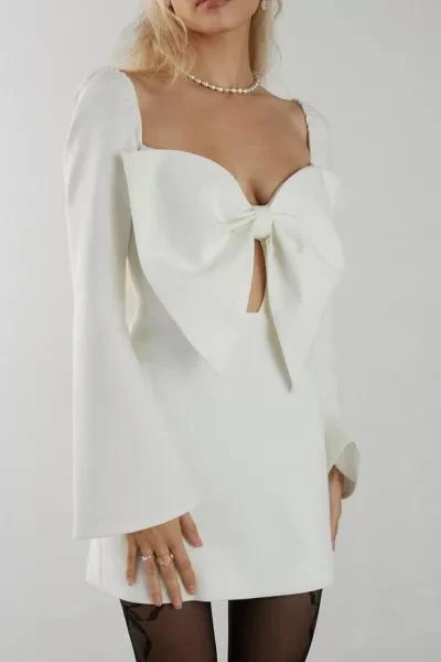 Bardot Bardot Phillipa Bow Mini Dress 3