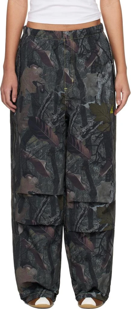 Adidas Green Q1 Camo Lounge Pants 1