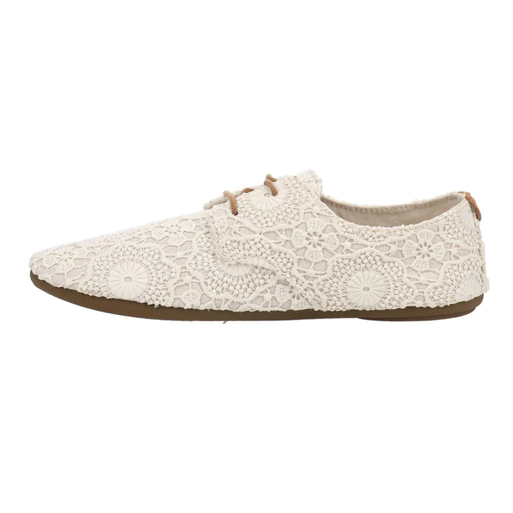 Sanuk Bianca Crochet Lace Up Flats 3