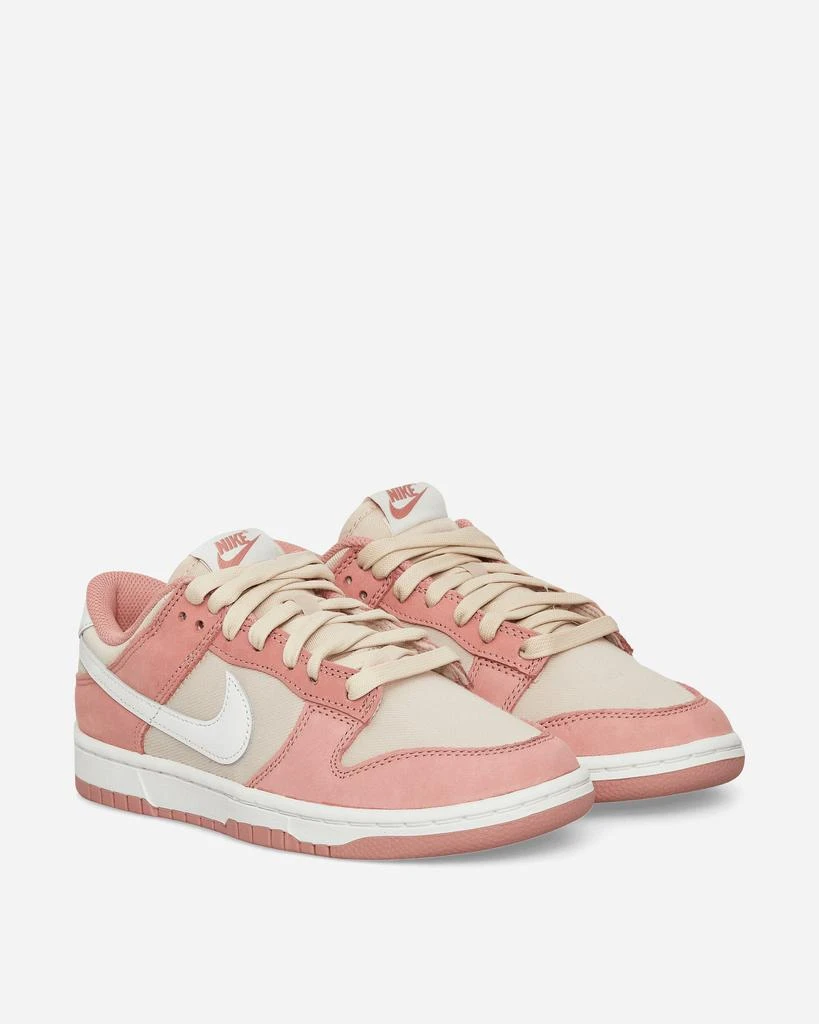 NIKE Dunk Low Retro PRM Sneakers Red Stardust / Summit White 2