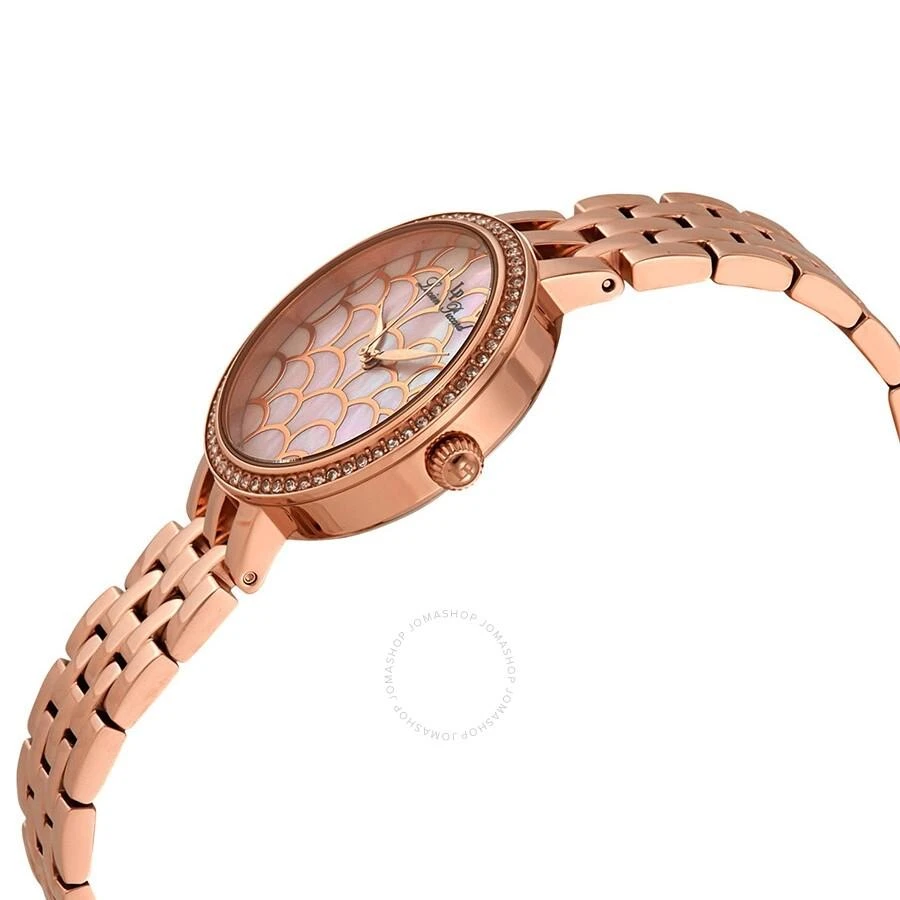 Lucien Piccard Ava Pink Dial Ladies Watch LP-28022-RG-99MOP 2