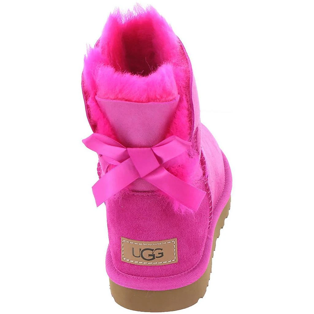 UGG Mini Bailey Bow II Womens Suede Shearling Winter Boots 3