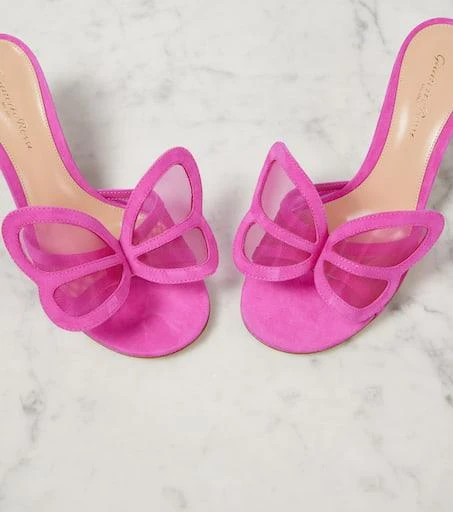 Gianvito Rossi Ilia 70 mesh mules 5