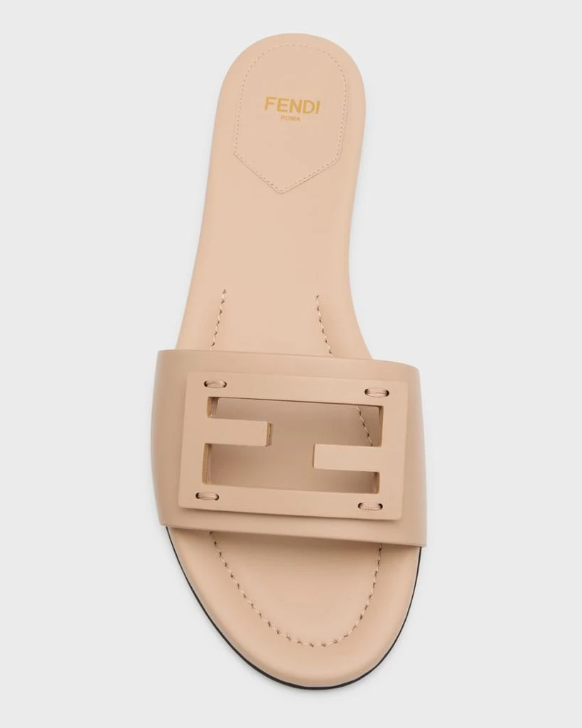 Fendi Baguette FF Tube Medallion Flat Sandals 6