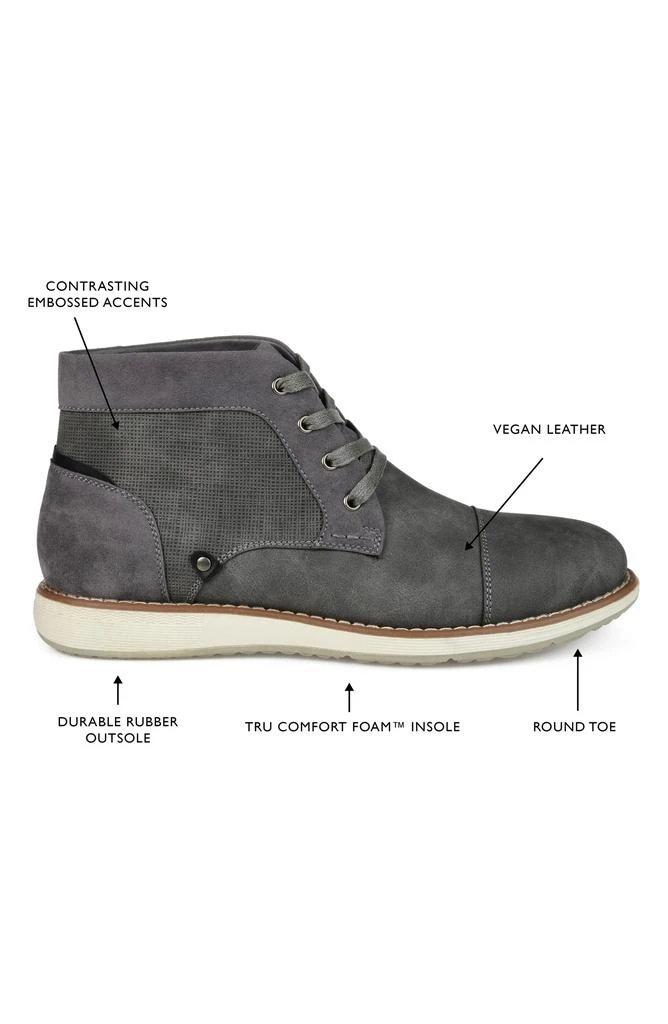 Vance Co. Austin Cap Toe Chukka Boot - Wide Width 9