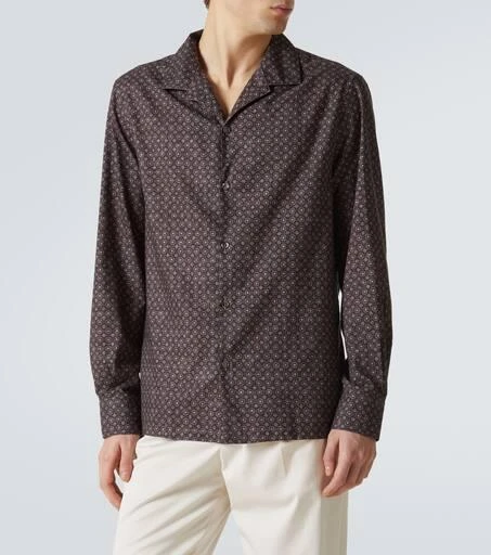 Brunello Cucinelli Printed cotton shirt 3