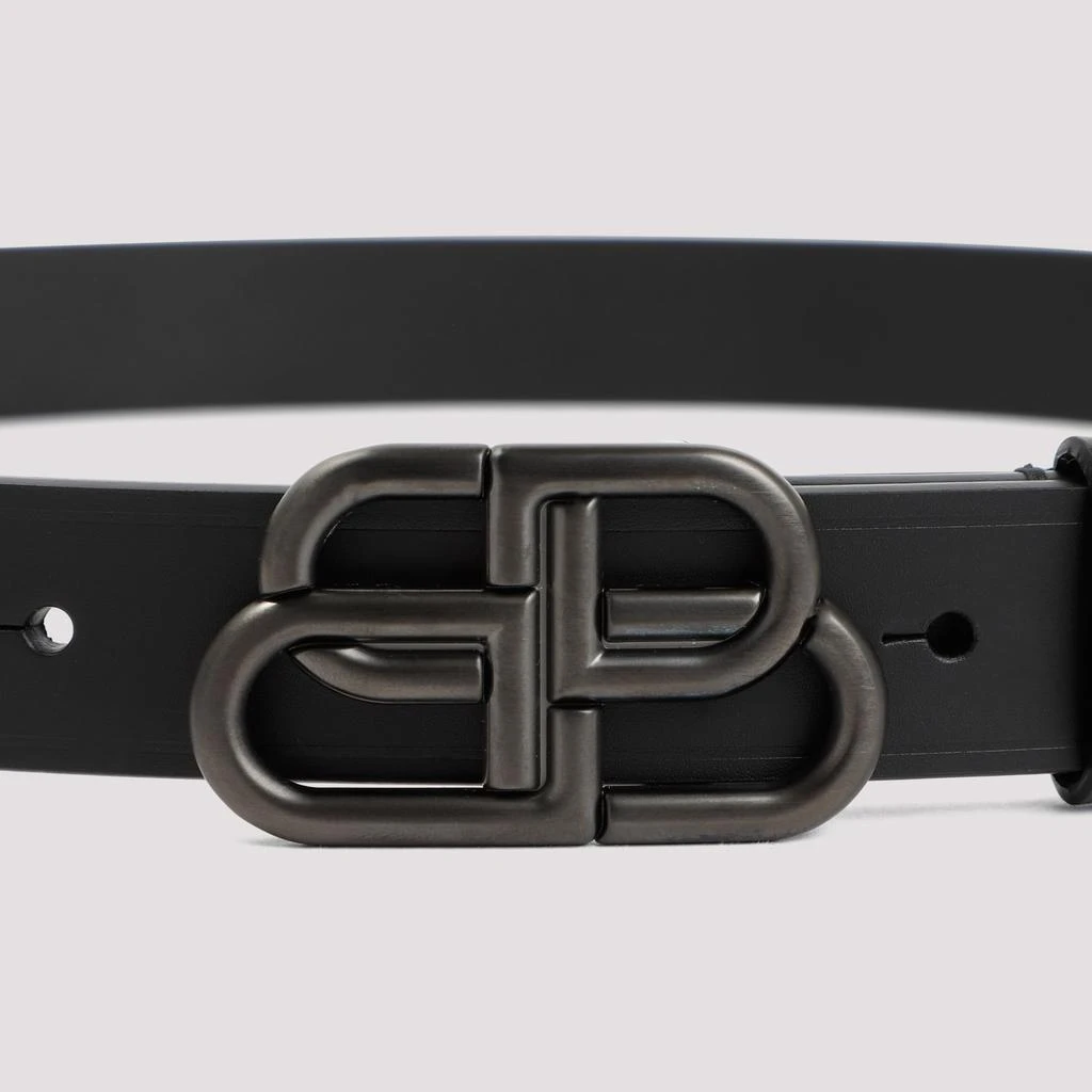 Balenciaga Leather Bb Belt 4