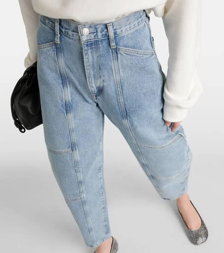 AGOLDE Mara high-rise barrel-leg jeans 4