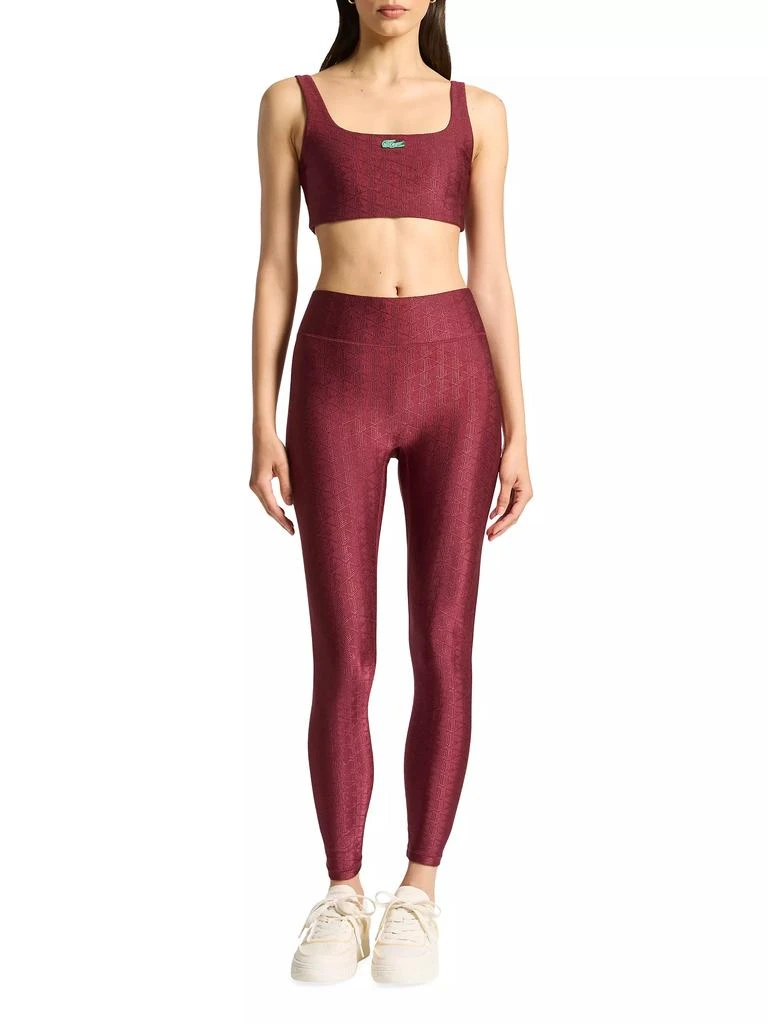 Lacoste Lacoste X Bandier Jacquard Leggings 2