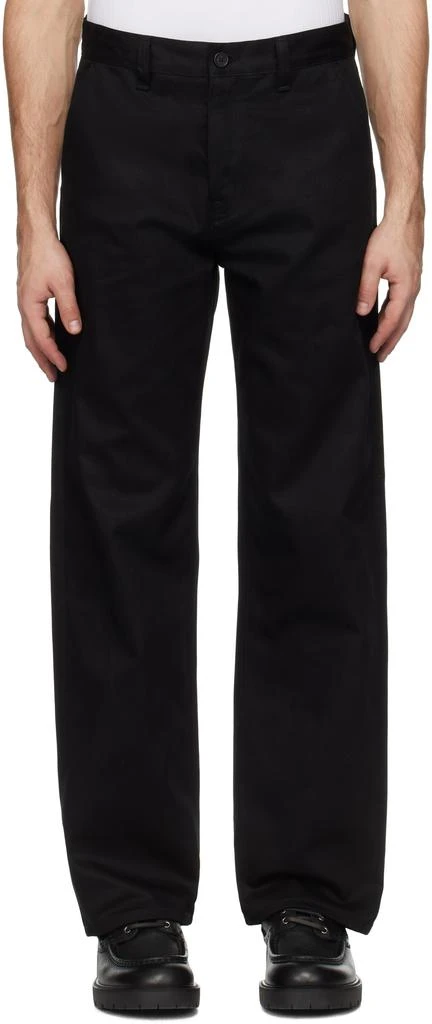 Nudie Jeans Black Tuff Tony Trousers 1