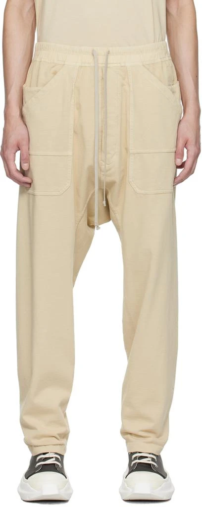 Rick Owens Off-White Classic Cargo Sweatpants 1