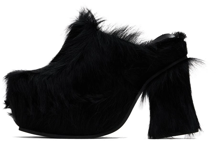 Eckhaus Latta Black Platform Mules 3