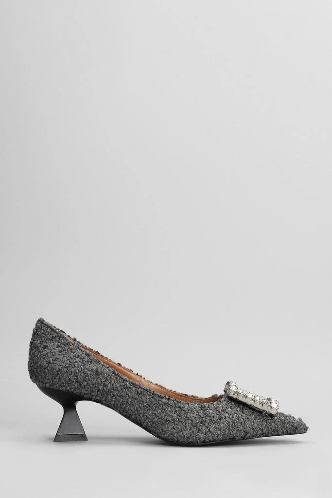Roberto Festa Evilly Pumps In Grey Wool 1