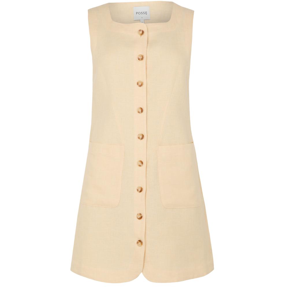 Posse Emma button down mini dress
