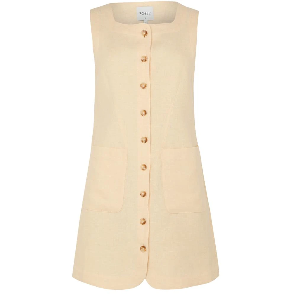 Posse Emma button down mini dress 2