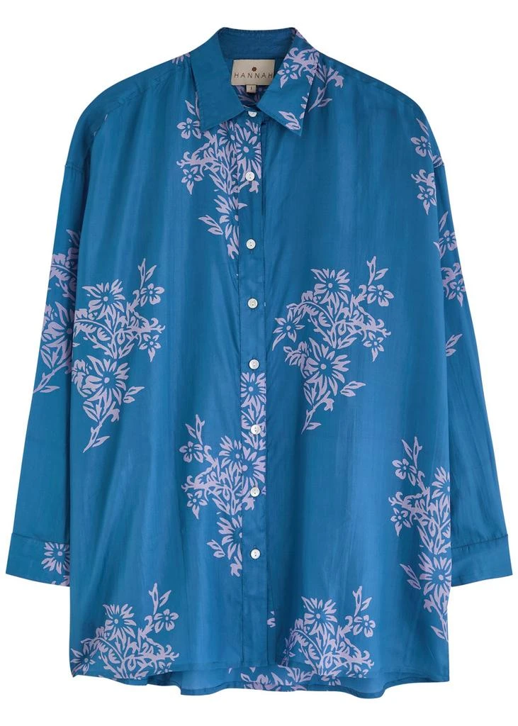 Hannah Artwear Stevie printed silk shirt 1