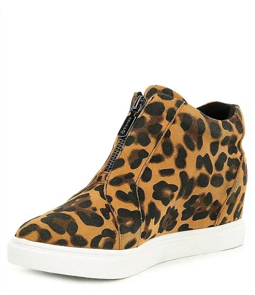 Blondo Women's Glenda Wedge Sneaker In Leopard 4