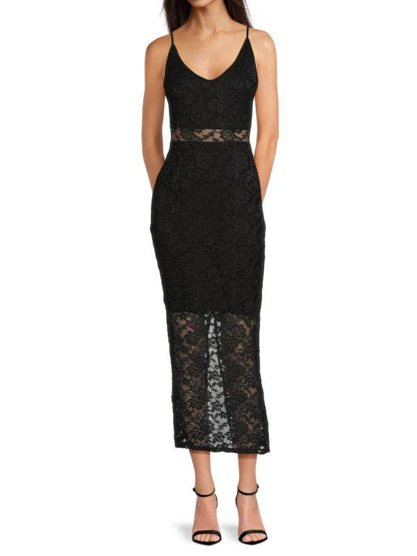 Bebe Lace Midi Dress 1